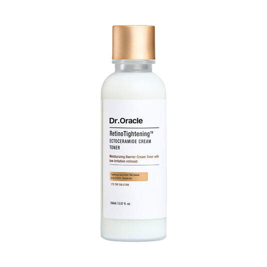 Dr. Oracle skincare bottle on a white background